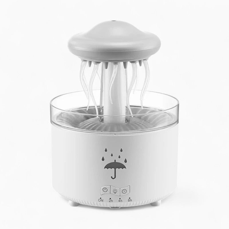 RainDrop® – Difusor de Aromas com Efeito Chuva e Luz LED de 7 Cores